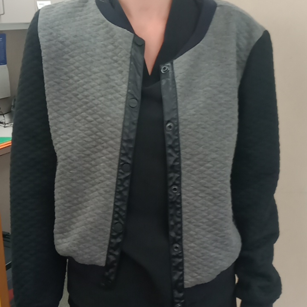 Sanctuary | Buttoned Quilted Bomber Jacket, M